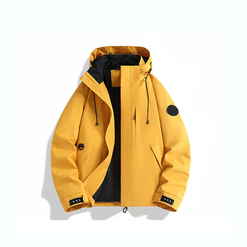 DESIGNSECRETS  25FW户外登山服男女防风防水宽松休闲情侣冲锋衣