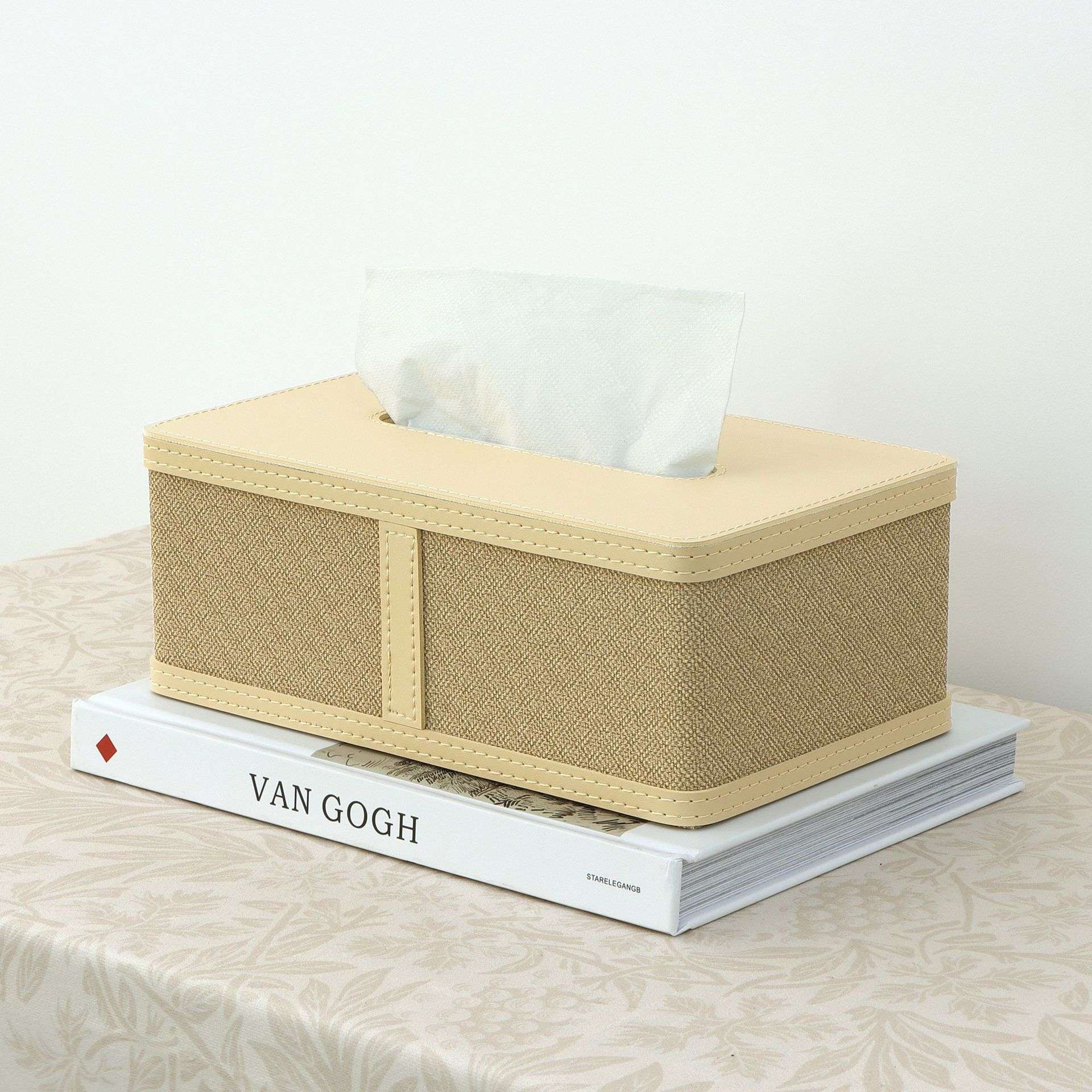 高档家用纸巾盒抽纸盒创意轻奢收纳客厅餐厅桌面皮质简约纸抽盒子