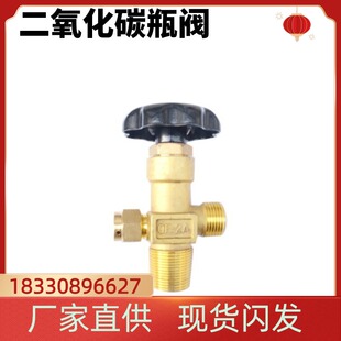 二氧化碳阀 QF-2A阀门 氧气瓶阀角阀 氩气瓶头工业气瓶阀钢瓶配件