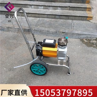 600A电动式 无气喷涂机山东业 涂料无气喷涂机 高压无气喷涂机