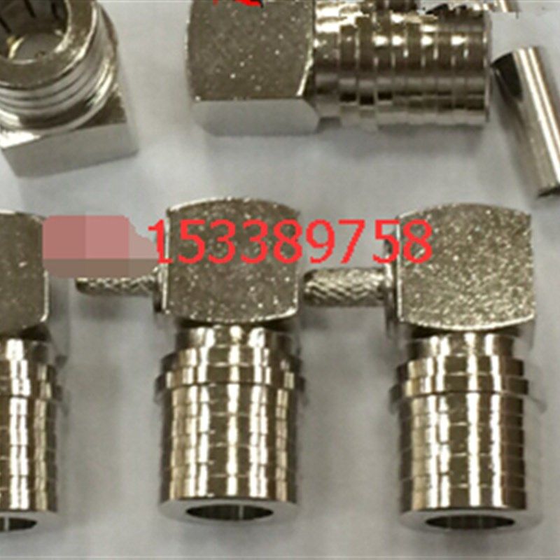 高频QMA-JW-1.5同轴50欧姆测试仪插头射频QMA公弯头测试线接线头