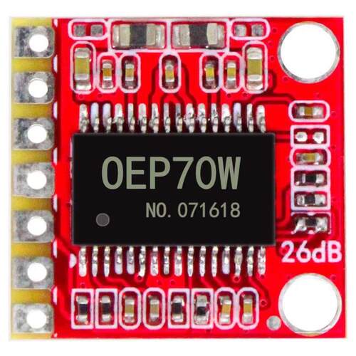 TDA8932功放板模块 OEP70W单声道12-35V高电压TDA8932BTW车载伴音