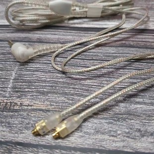 严选SHURE SE425银色舒尔线连接音频线MMCX插拔线适用 SE215SE535