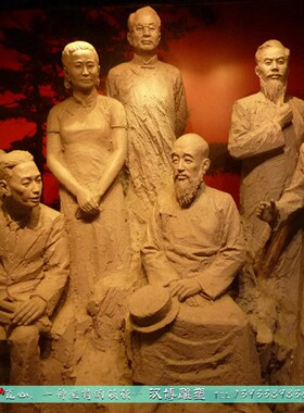 铸铜名人雕塑景观园林玻璃u钢仿铜人物雕像大型铜雕教育落地摆件