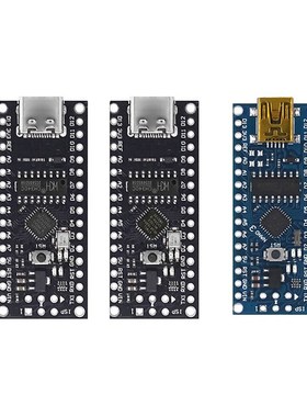 Nano V3.0 ATmega168/328 USB 16M 5V微控制器CH340G单片机迷你版