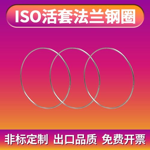 304不锈钢 ISO真空活套法兰钢圈63 80 100 O型环125卡环圈400钢丝