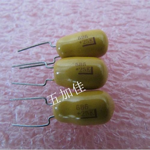 T350L686K025AS 25V68UF 进口基美数字解码直插钽电容 CX02K686M