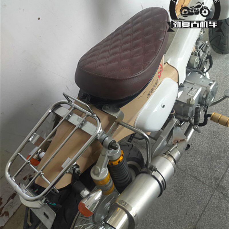 适用幼兽C50/C70双线菱形座垫 CUB110幼兽单人坐包 嘉陵CoCo座包