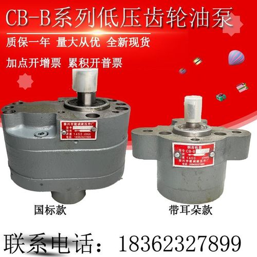 CB-B6/B10/B4/B16/B20/B25/B32/B40/B50/B63/B80/B125F齿轮油泵R