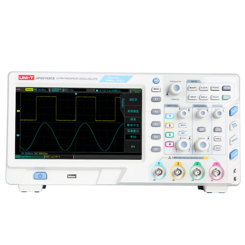优利德示波器UPO2072CS/2074CS/2102CS/2104CS数字荧光存储示波器