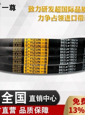 一尊金标三角带D351/352/353/354/355/356防静电耐磨传动进口阻燃