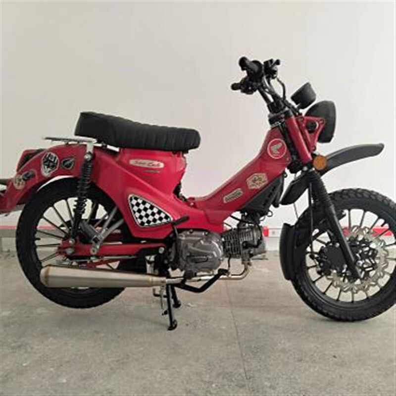 适用宗申野米125都市版改装排气蜂窝网口回压静音不锈钢全段排气