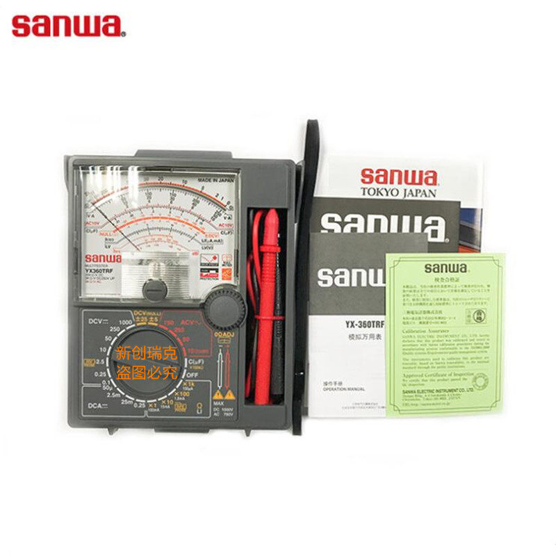 SANWA日本三和YX360TRF指针式万用表高精度多功能万能表日本游丝