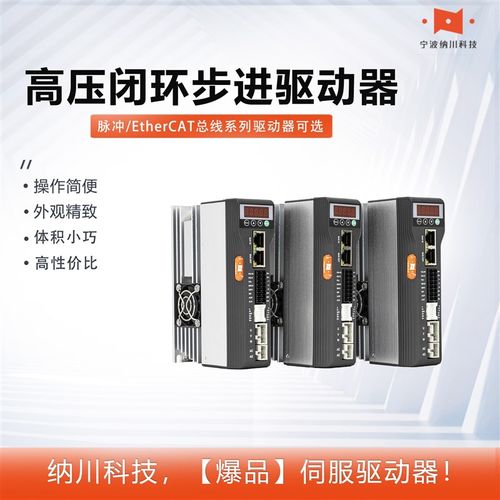 纳川单套2HSD110-EC高压220V闭环步进电机驱动器8.5N闭环步进电机