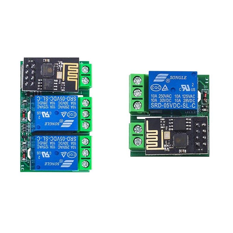 ESP8266 ESP-01/01S WIFI继电器模块 单路双路