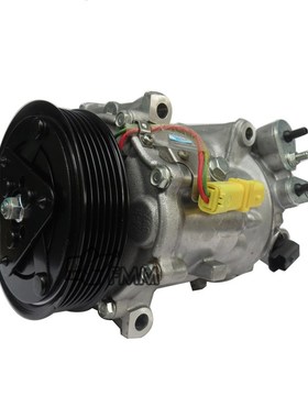 标至407 607雪铁龙 C5汽车空调压缩机泵9648138680 6453WY SD7C16