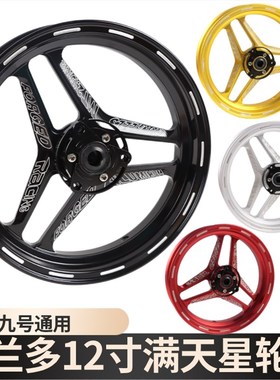 佛兰多八代小牛U+B N1S 10/12寸25满天星轮毂九号C90 EM100等