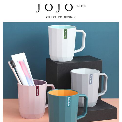 JOJOS L. PD.Year.漱口杯刷牙杯家用简约情侣浴室桌面  墨年