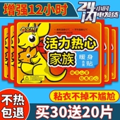 防寒保暖自发热帖暖宝宝贴活力快乐家族12小时大号100片自发热