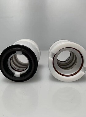 塑宝三川宏白色弹簧前轴封通用水封密封圈大头泵配件耐腐蚀水泵