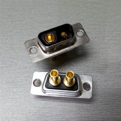 优联康d-sub(2V2)打线式公座连接器 压线式2V2公头插座 自产自销