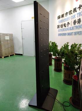 43寸落地触摸屏电脑win7/8/10系统APP安装触摸查询一体VR展示游戏