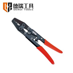 德瑞工具HS-6M 日式棘轮端子压接钳3-10mm2 压线帽奶头端子压线钳