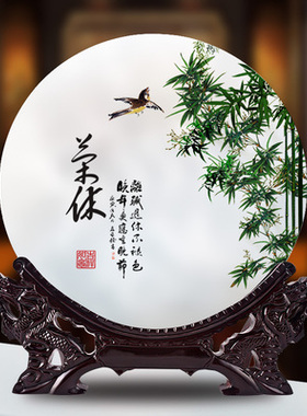 高档退休礼物送长辈老师同事领导定制G退休荣休纪念品白玉奖盘摆