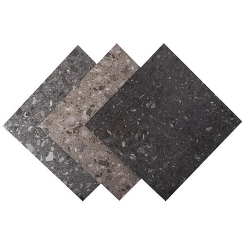 新款仿古水磨石瓷砖600x600奶茶店商场防滑地砖800x800餐厅灰色地