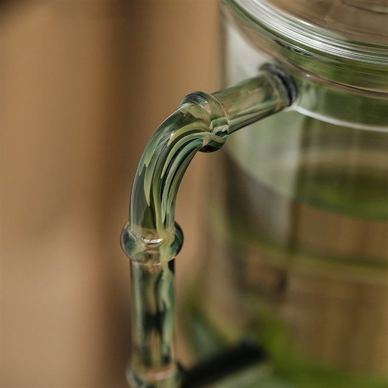 禾器君逸杯玻璃绿茶杯办公杯家用简约主人茶杯玻璃高透水杯泡茶杯