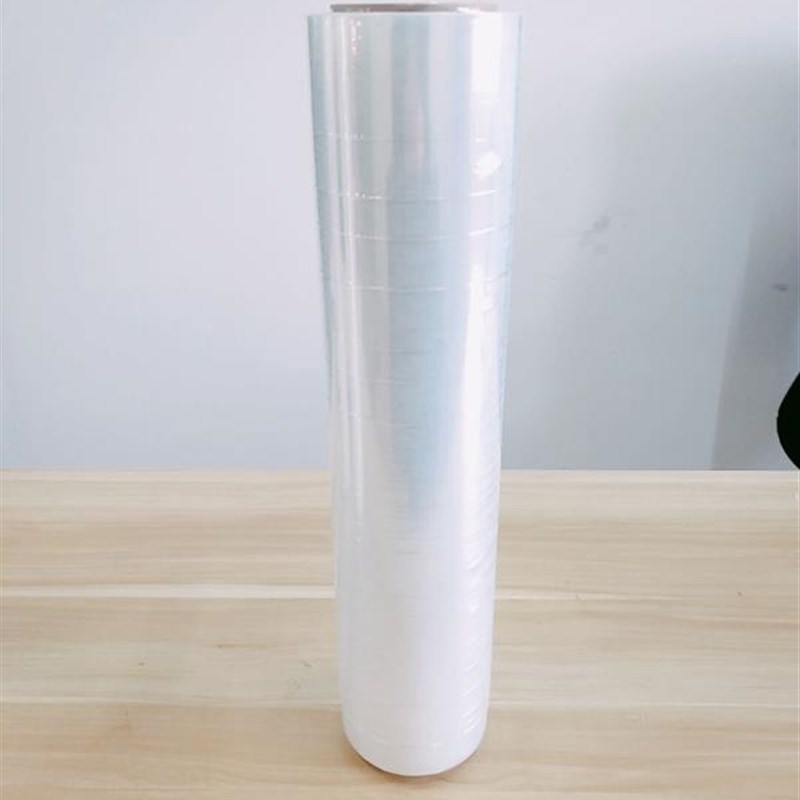缠绕膜50cm打包膜塑料薄膜pe工业拉伸膜大卷透明包装膜物流托盘膜