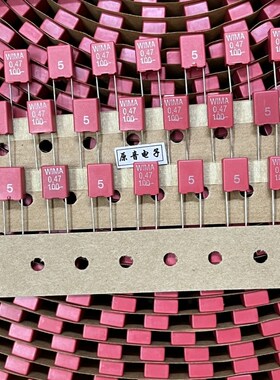 德国WIMA0.47UF100V474可代63V0.47U原装全新470红威马电容脚5mm