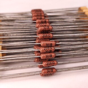 140R250R330R1K8K11K 进口DALE达尼0.5W棕色多规格精密金属膜电阻