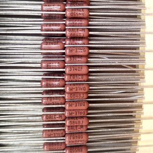 可代370R380R 进口DALE发烧1%度精密金属膜电阻 374R欧棕色1
