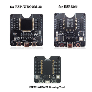 ESP8266 烧录器 ESP 12E 烧录座夹具一键下载 12F ESP32测试板