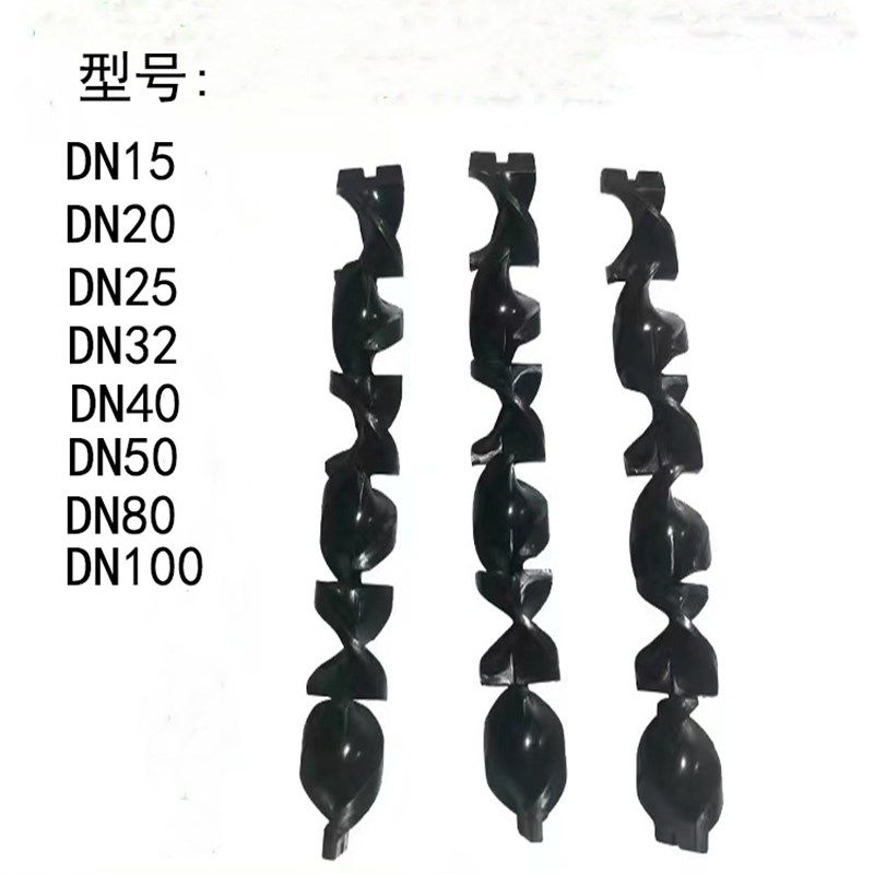 PVC静态混合器芯片SK螺旋叶片管道混合器交叉片液态混合单元内件