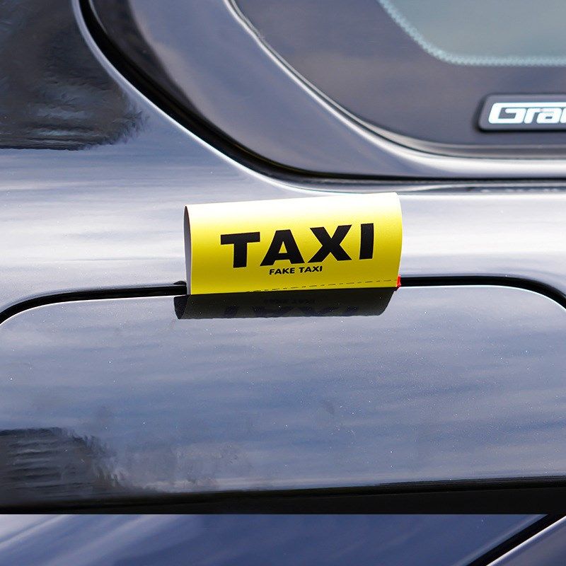 水洗唛车贴创意taxi标签贴汽车标签个性装饰LOGO乐高标签贴车贴