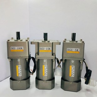 YSCJ 三相380V 102交流调速120W瓦齿轮减速电容运转异步电动机立式