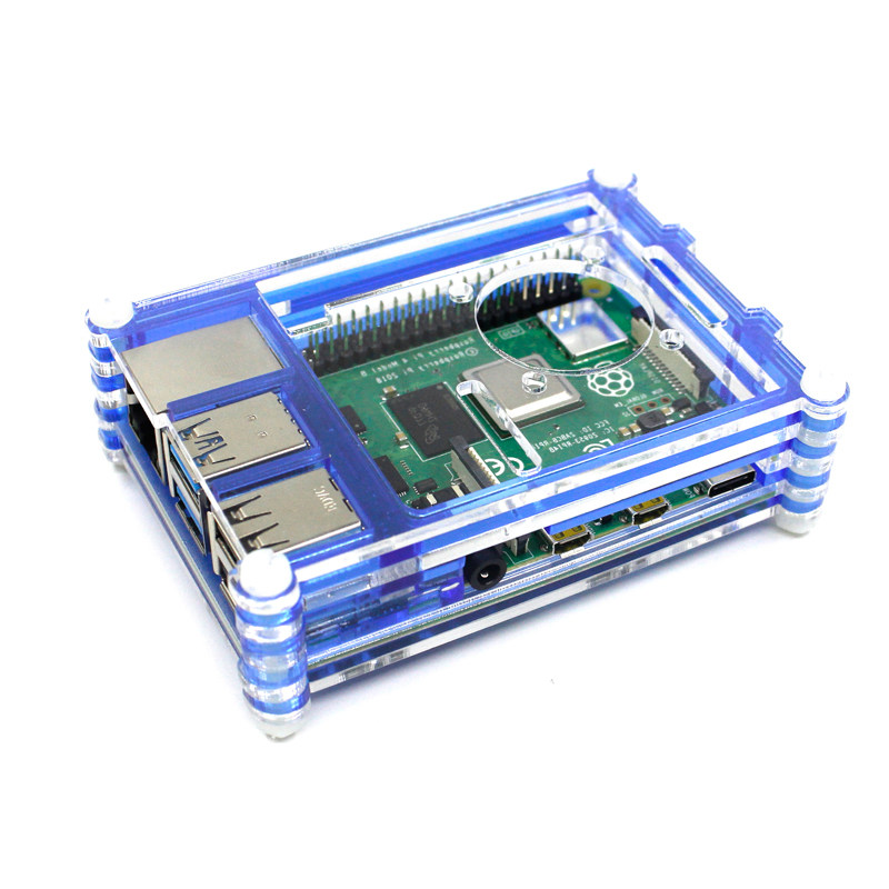 树莓派4B 9层亚克力外壳 九层 Raspberry pi 4代 可安装风扇 直拍