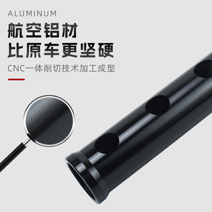 豪爵TR300改装前减震套筒 保护套子前叉加粗黑化避震装饰防尘配件