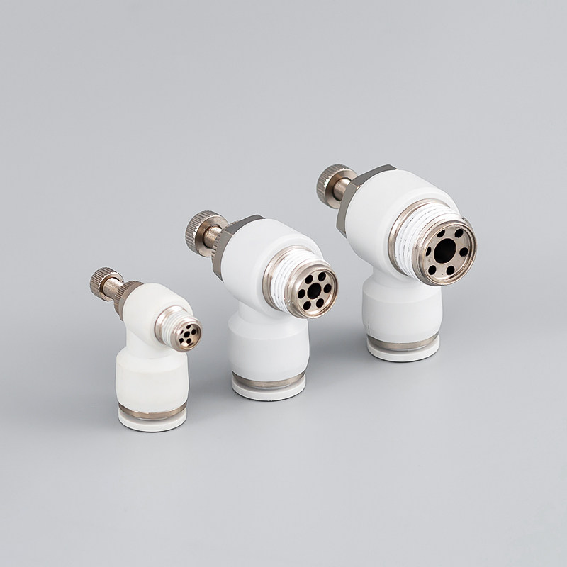 气动接头调速调节阀节流阀JSC ASL SL4 12 8 10 6-01 -02 -03 -M5