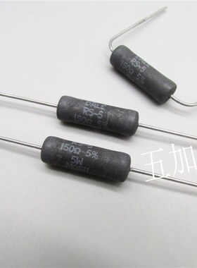 进口原装 RS005150R0JB12 RS-5 5W 150R 5% 黑色绕线军规低噪电阻