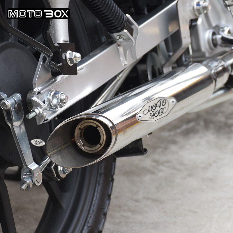 本田幼兽Cross Cub CC110改装VH斜口排气管全段声浪低沉浑厚配件