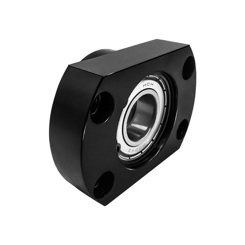 带扣环双轴承短对边法兰带座双轴承座组件BGCEB BFL71-6002ZZ钢制