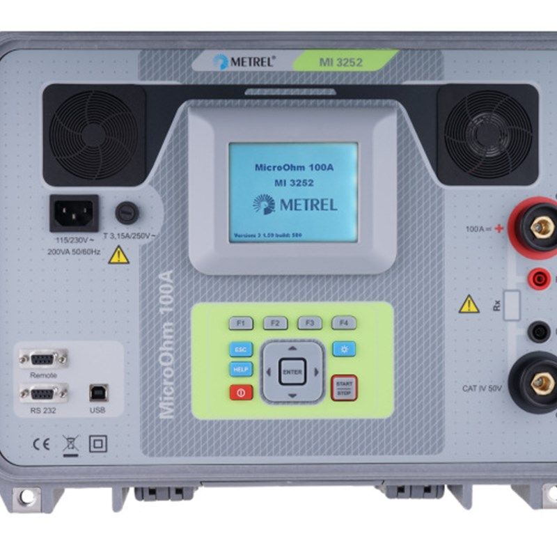 德国METREL美翠MI3252 100A电池供电的微欧计原装便携式电阻计