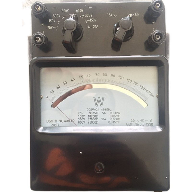 D58-W低消耗瓦特表(cos=0.1)0.5级 0-30-60-120V