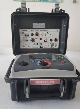 英国 MEGGER 商 MIT525 5KV 10T 绝缘电阻测试仪兆欧表摇表
