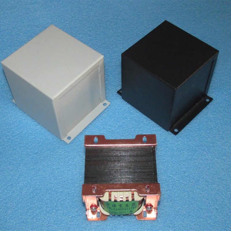 仿美国WE西电变压器折叠牛罩铁罩屏蔽罩可装下EI76铁心变压器一只