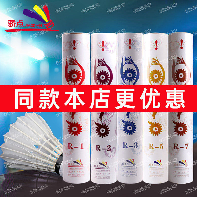骄点羽毛球焦点r1r2r3r4r5r6r7r8飞行稳定专业比赛耐打室内训练J6