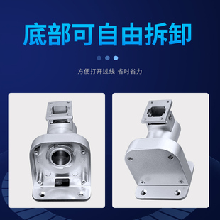 墙面立柱墙装人脸识别门禁系统门禁机转向支架一体机壁挂万向支架